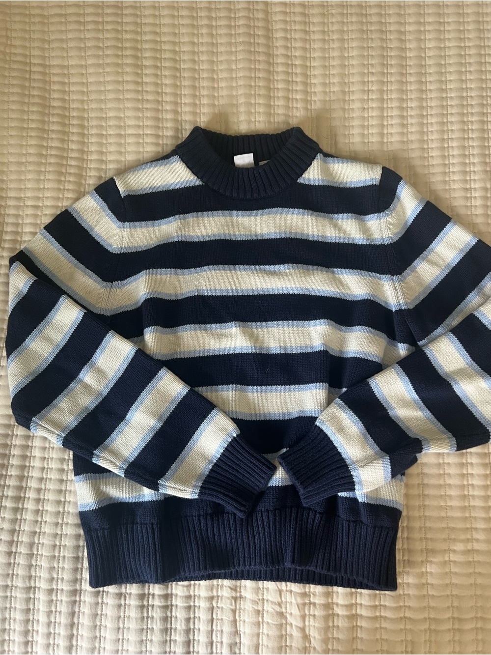 GAP sweater stripe blue small women’s